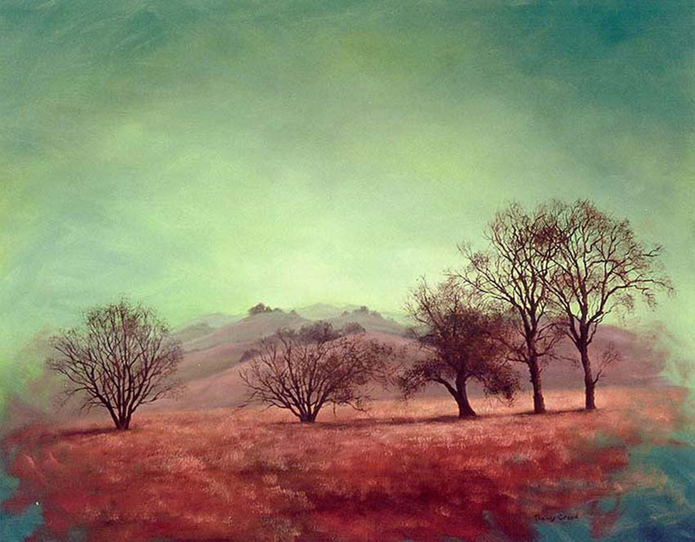 Viridian Landscape | Thomas Creed, Fine Artist